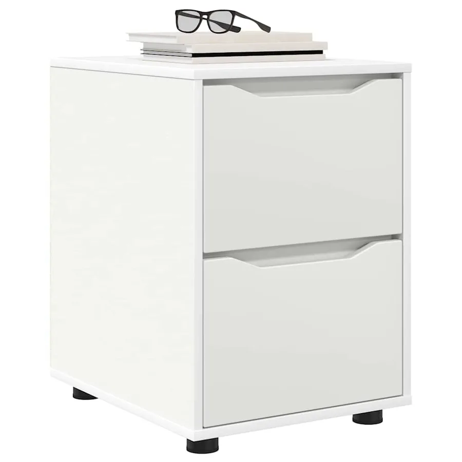 Armoire de rangement Blanc 40 x 48 x 57 cm Bois d'ingénierie - 3