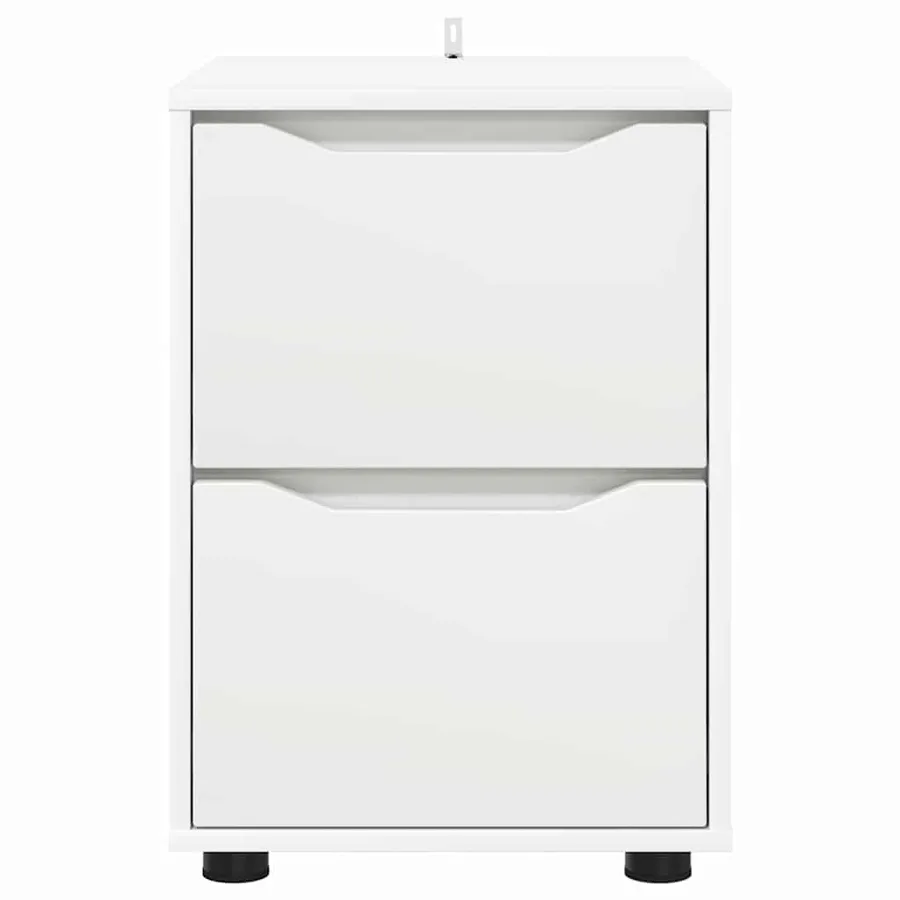 Armoire de rangement Blanc 40 x 48 x 57 cm Bois d'ingénierie - 6