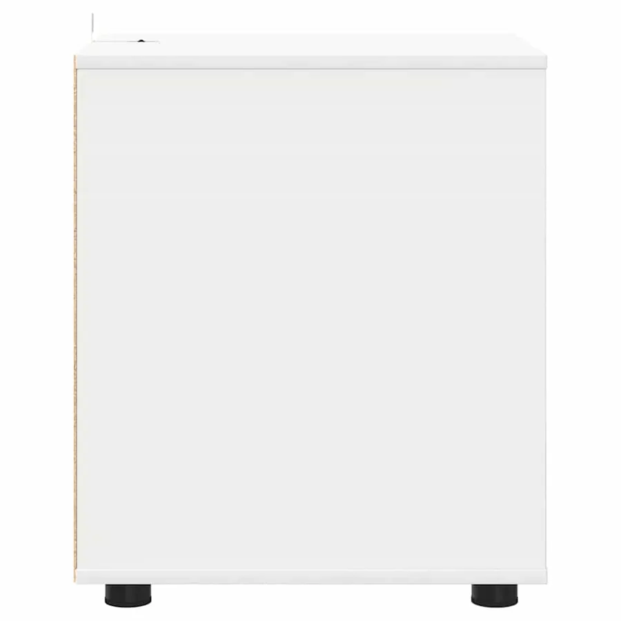Armoire de rangement Blanc 40 x 48 x 57 cm Bois d'ingénierie - 7