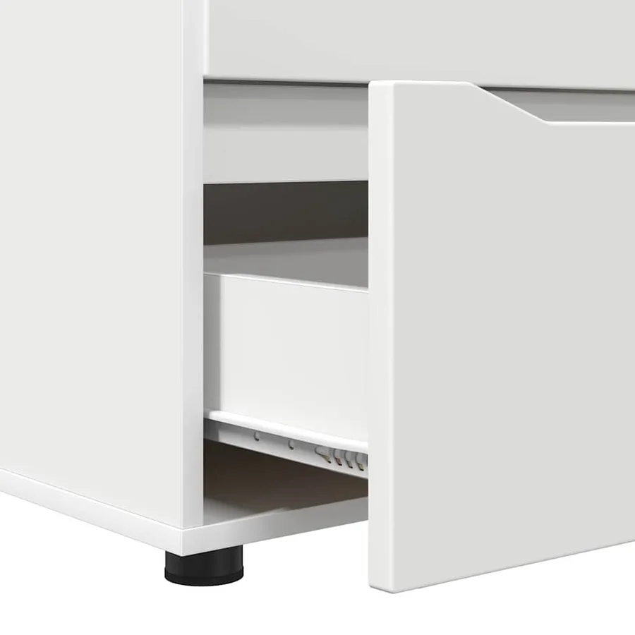 Armoire de rangement Blanc 40 x 48 x 57 cm Bois d'ingénierie - 9