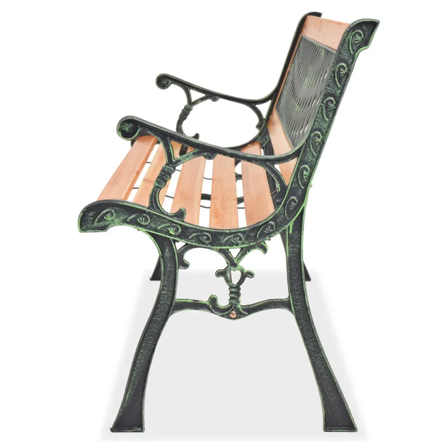 Banc de jardin 122 cm Bois - 3