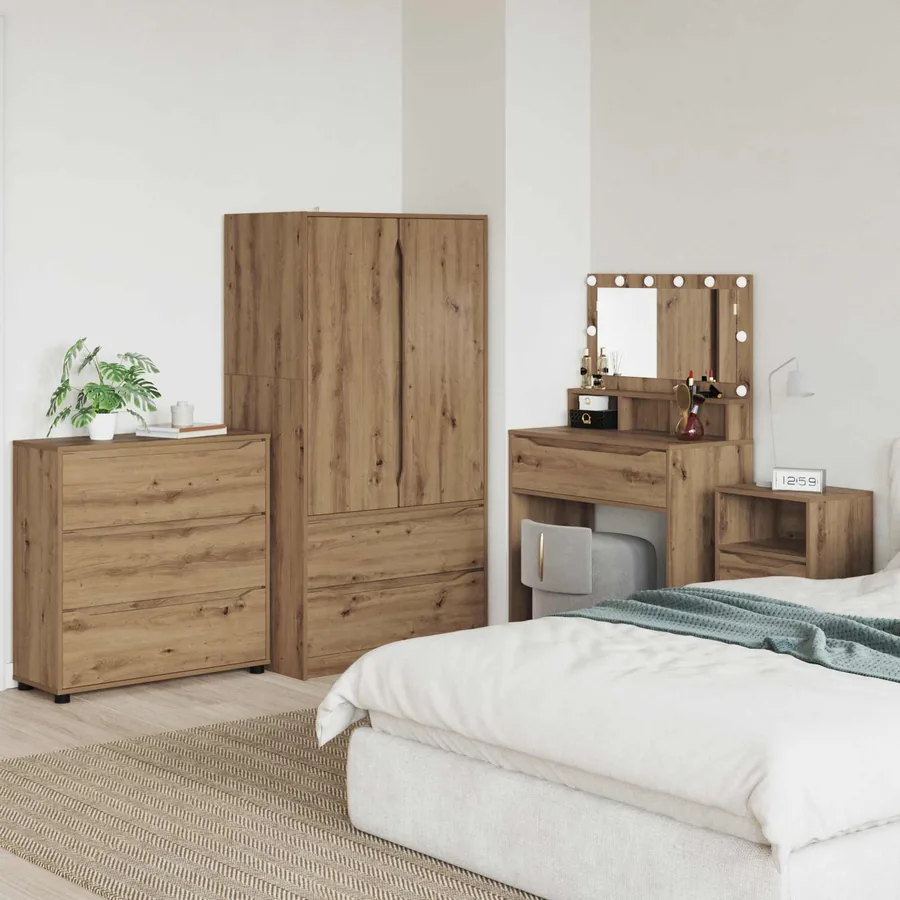 Armoire de rangement 80 x 31 x 81 cm Bois d'ingénierie