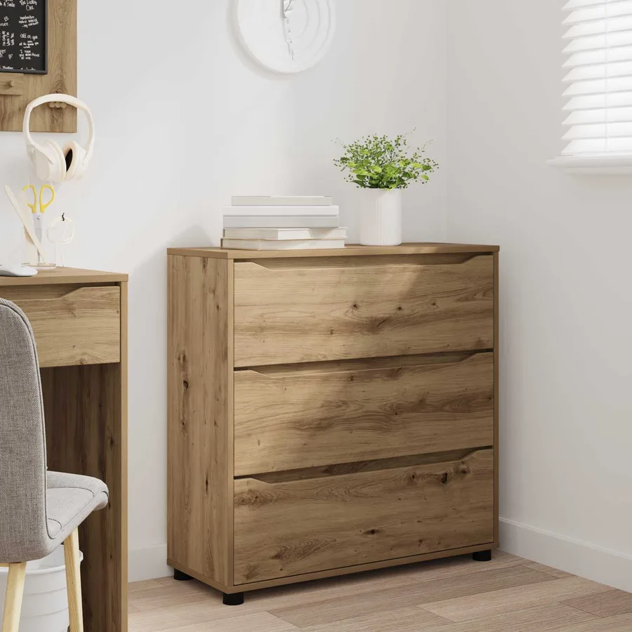 Armoire de rangement 80 x 31 x 81 cm Bois d'ingénierie - 5