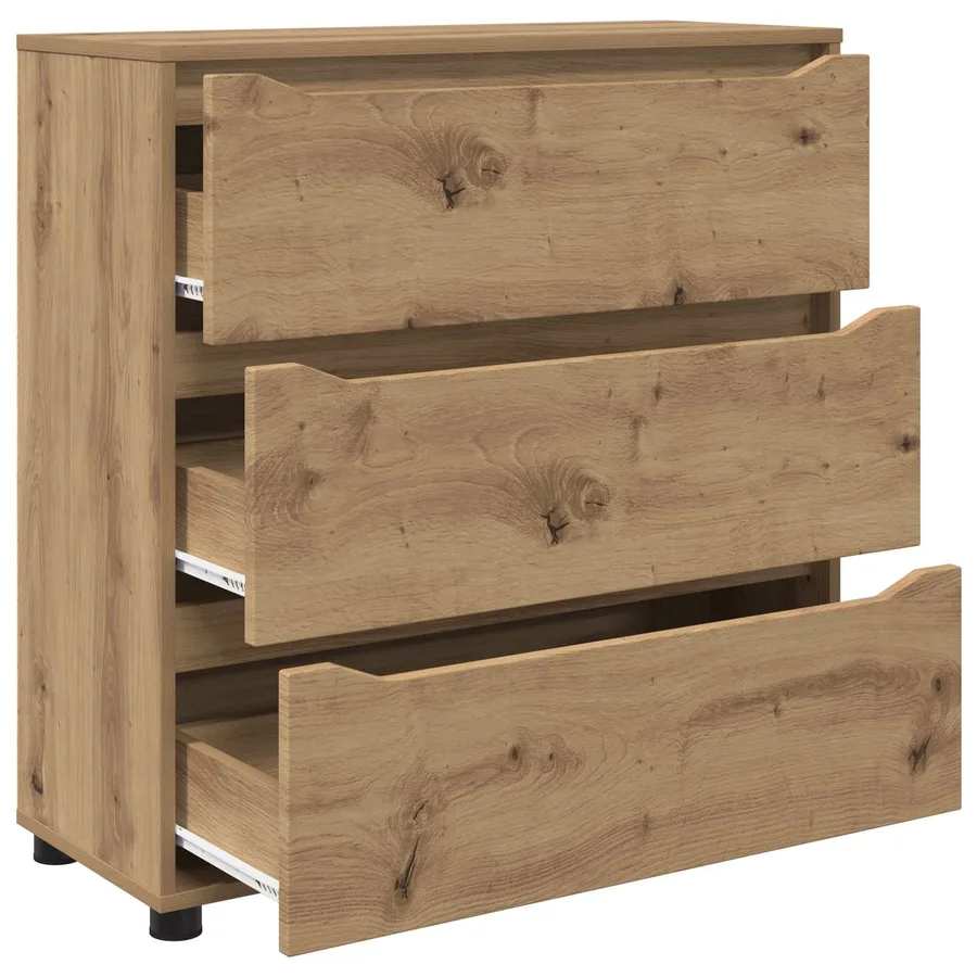 Armoire de rangement 80 x 31 x 81 cm Bois d'ingénierie - 7