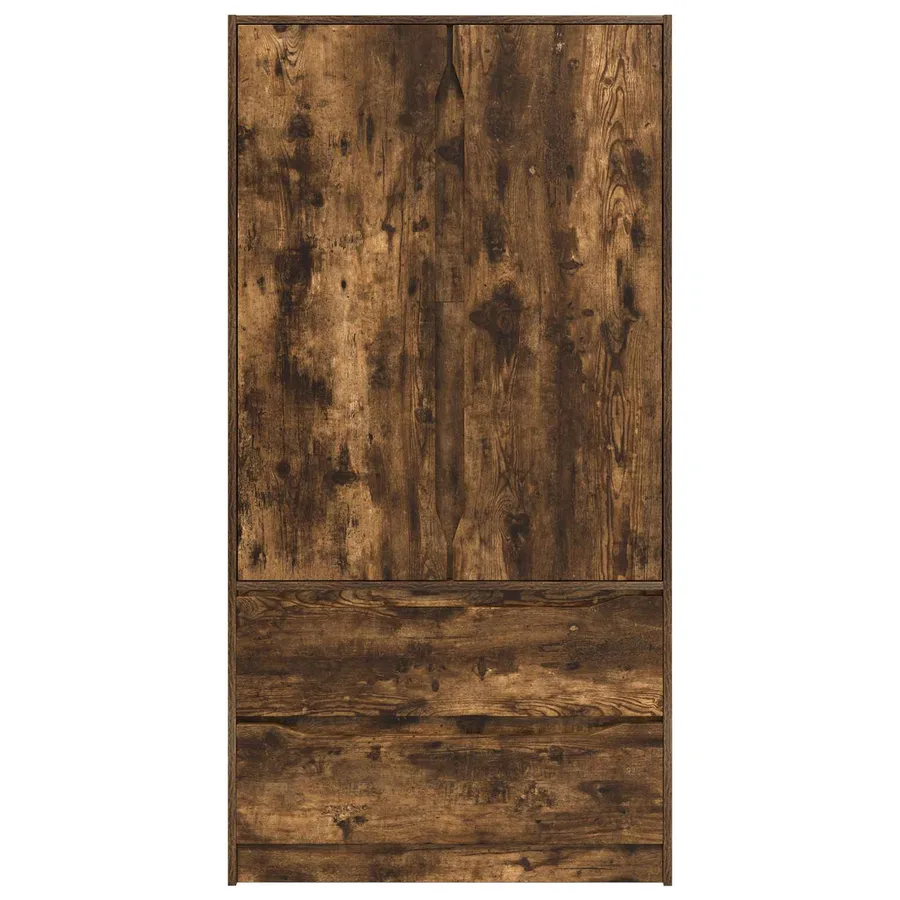 Armoire Chêne Fumé 79,5 x 49 x 156 cm Bois d’ingénierie - 7