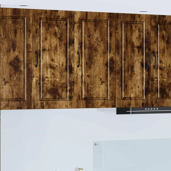 Meuble mural PORTO Chêne fumé 40 x 31 x 80 cm Bois d'ingénierie