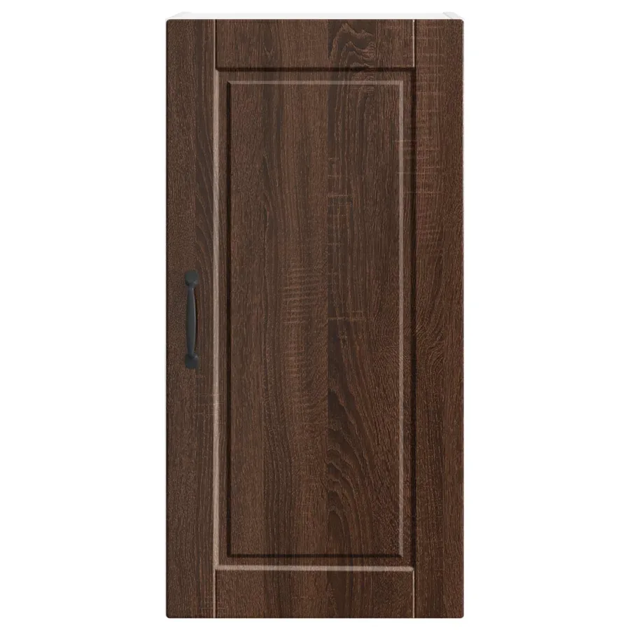Meuble mural PORTO Chêne brun 40 x 31 x 80 cm Bois d'ingénierie - 6