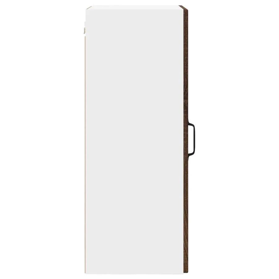 Meuble mural PORTO Chêne brun 40 x 31 x 80 cm Bois d'ingénierie - 7