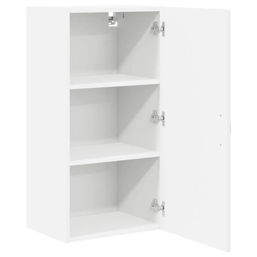 Meuble mural PORTO Blanc 40 x 31 x 80 cm Bois d'ingénierie - 5