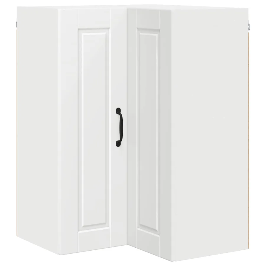 Cabinet d'angle mural PORTO Blanc 57 x 57 x 80 cm - 2