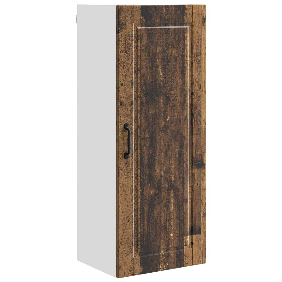 Meuble mural PORTO Bois ancien 40 x 31 x 100 cm - 2