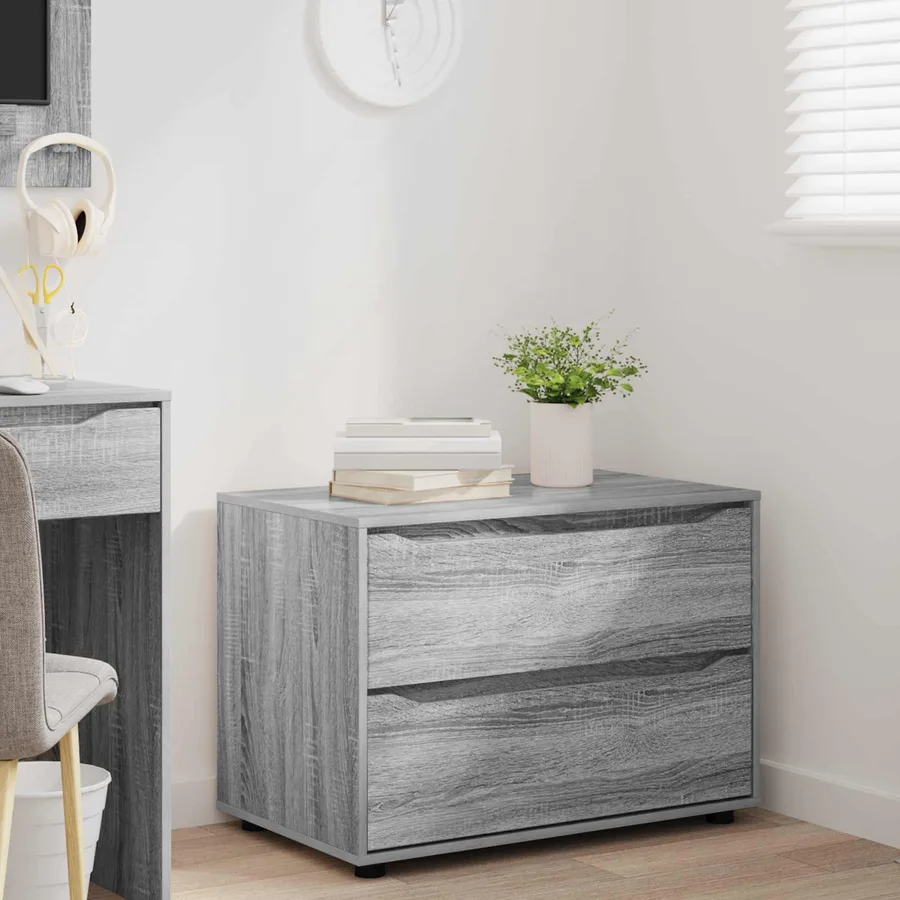 Armoire de rangement Gris Sonoma 80 x 48 x 57 cm - 5