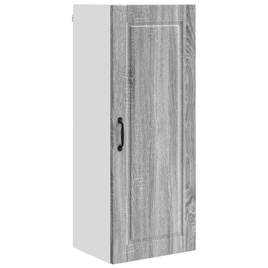 Meuble mural PORTO Gris Sonoma 40 x 31 x 100 cm - 2