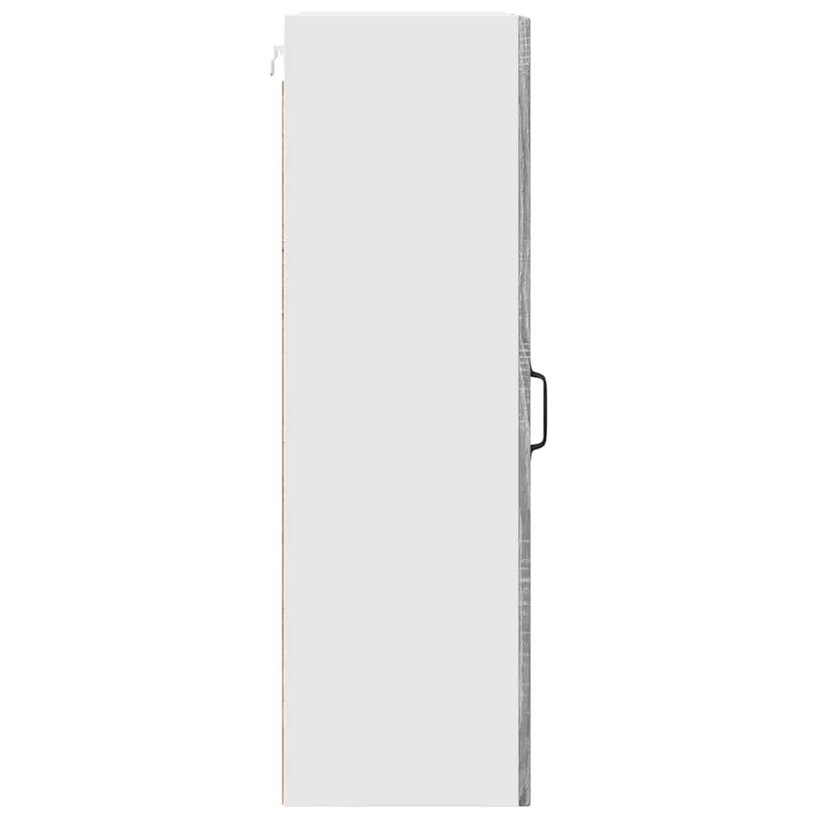 Meuble mural PORTO Gris Sonoma 40 x 31 x 100 cm - 7