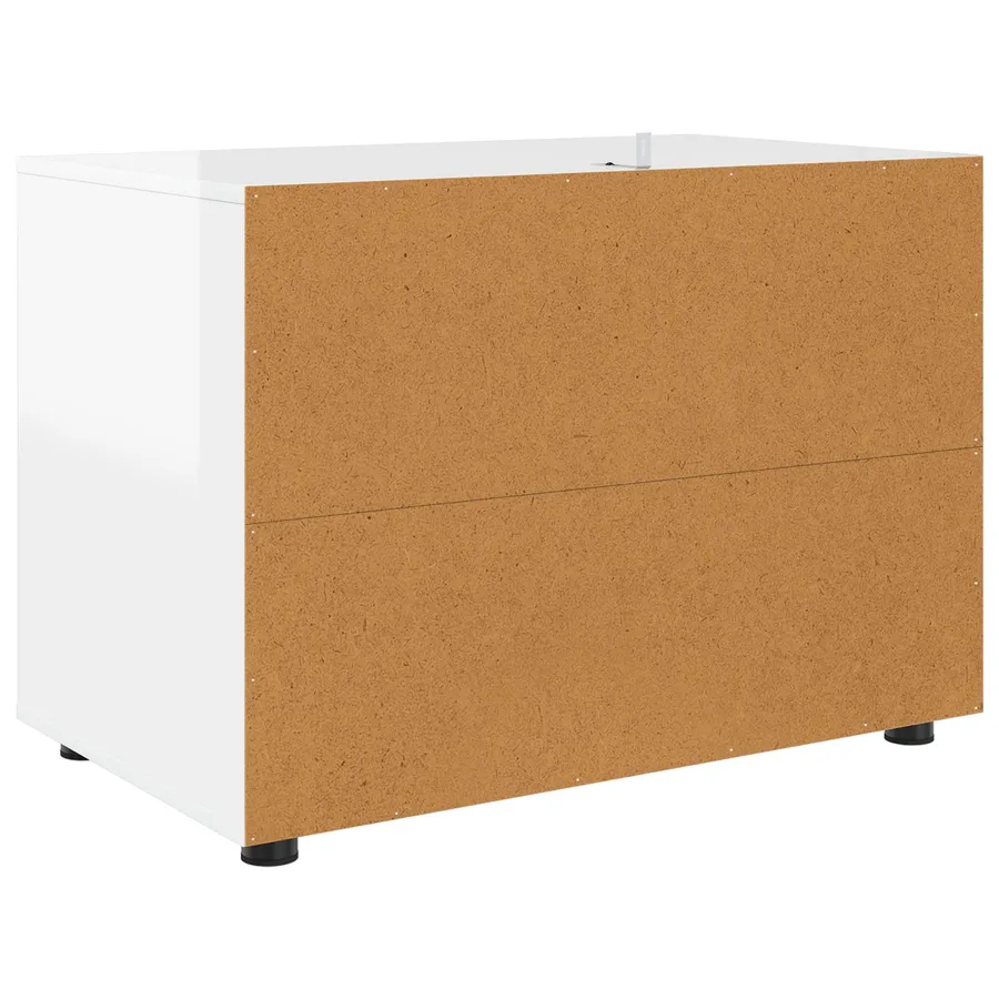 Armoire de rangement Blanc brillant 80 x 48 x 57 cm - 10