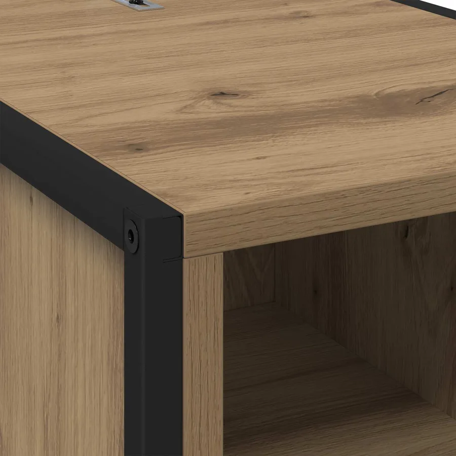 Table de chevet 2 pc Chêne artisan 39,5 x 30 x 50 cm - 8