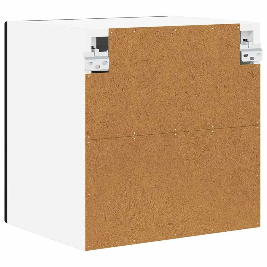 Cabinet en verre mural PORTO 2 pcs Noir 40 x 31 x 40 cm - 9