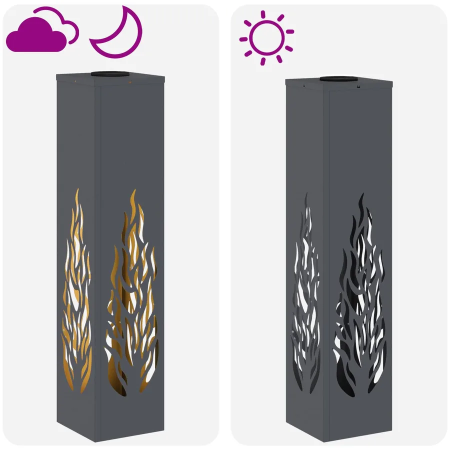 Lumière de chemin LED solaire 2 pcs Blanc chaud 18 x 18 x 80 cm - 13