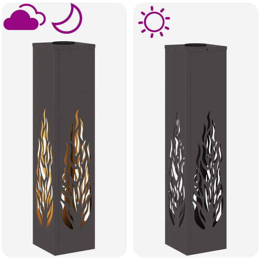 Lumière de chemin LED solaire 2 pcs Blanc chaud 18 x 18 x 80 cm - 13
