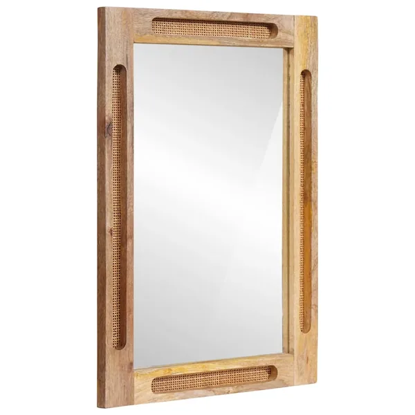 Miroir de salle de bain avec miroir Marron 50 x 2,5 x 70 cm