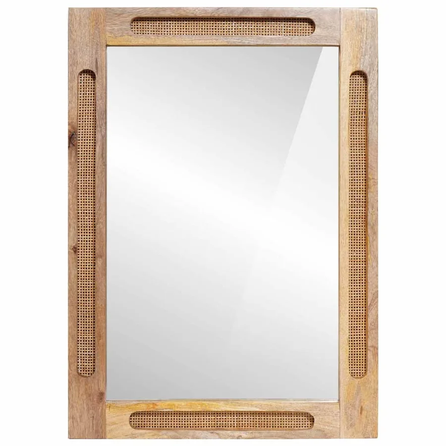 Miroir de salle de bain avec miroir Marron 50 x 2,5 x 70 cm - 2