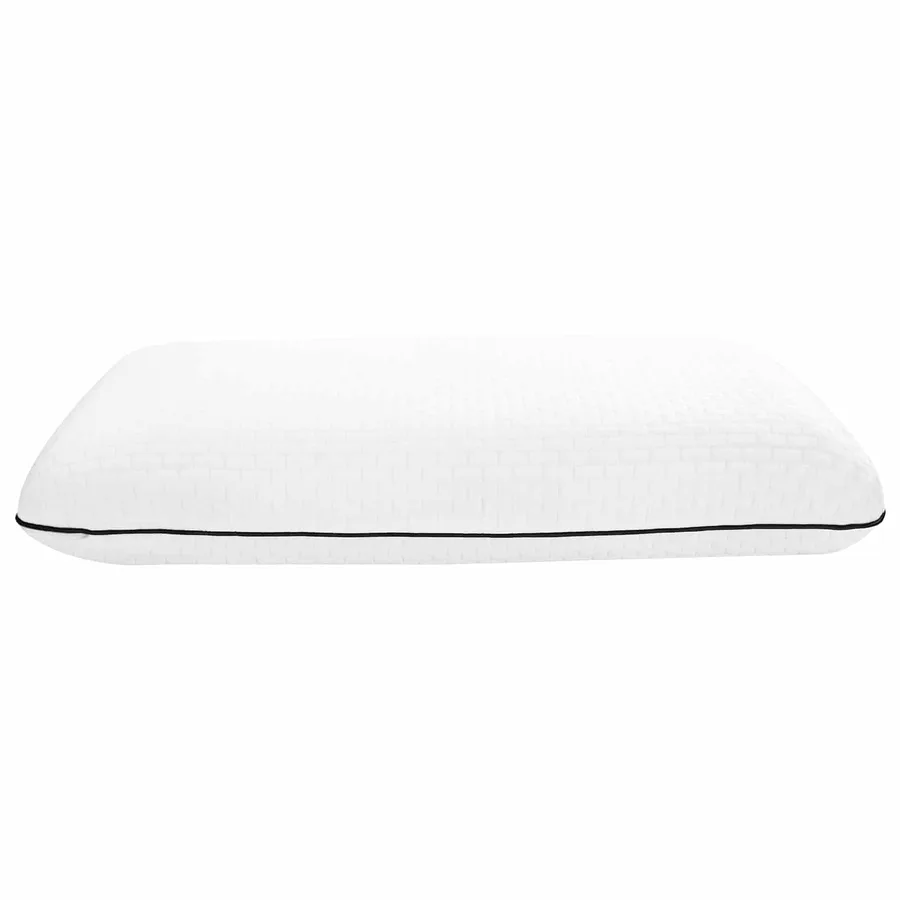 Coussin de sommeil Uni Blanc 60 x 40 x 10 cm Mousse de Gel - 4