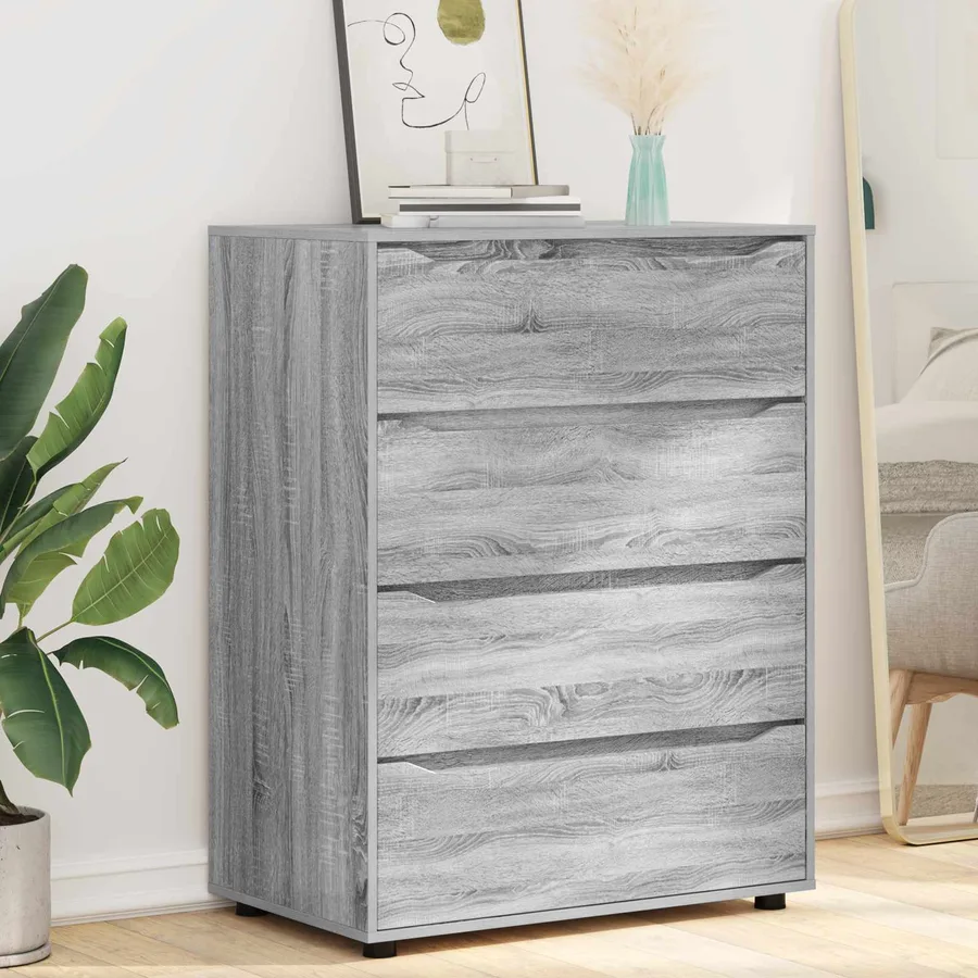 Armoires de rangement Gris Sonoma 80 x 48 x 105 cm - 6
