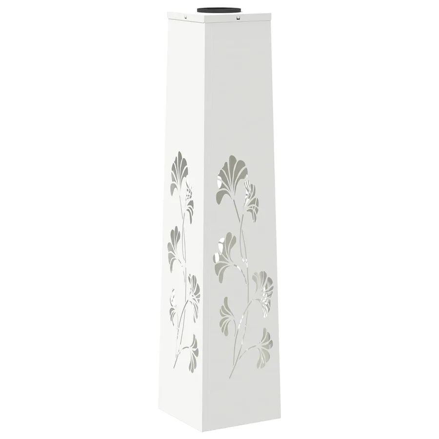 Lumière de chemin LED solaire 2 pcs Blanc chaud 18 x 18 x 80 cm - 4