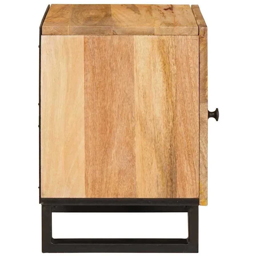 Cabinet de chevet Naturel 40 x 33 x 46 cm - 4