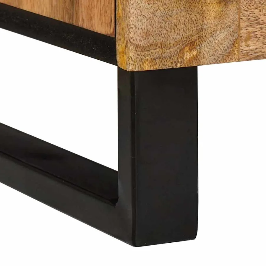 Cabinet de chevet Naturel 40 x 33 x 46 cm - 8