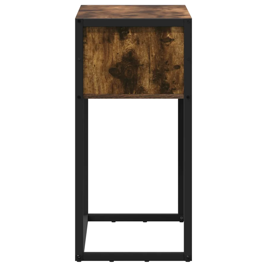 Table d'appoint Chêne Fumé 100 x 36 x 75 cm Bois d'ingénierie - 6