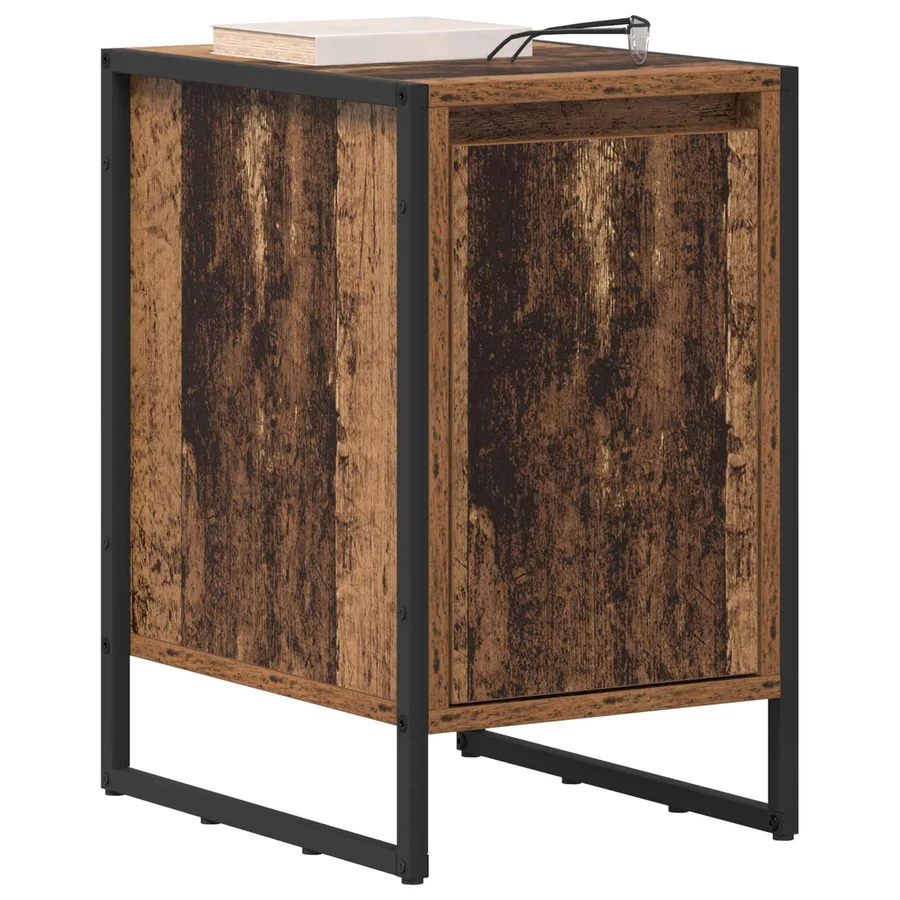 Table de chevet Bois Ancien 39,5 x 30 x 50 cm Bois d'ingénierie - 3