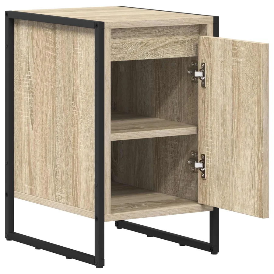 Table de chevet Sonoma 39,5 x 30 x 50 cm Bois d'ingénierie - 5