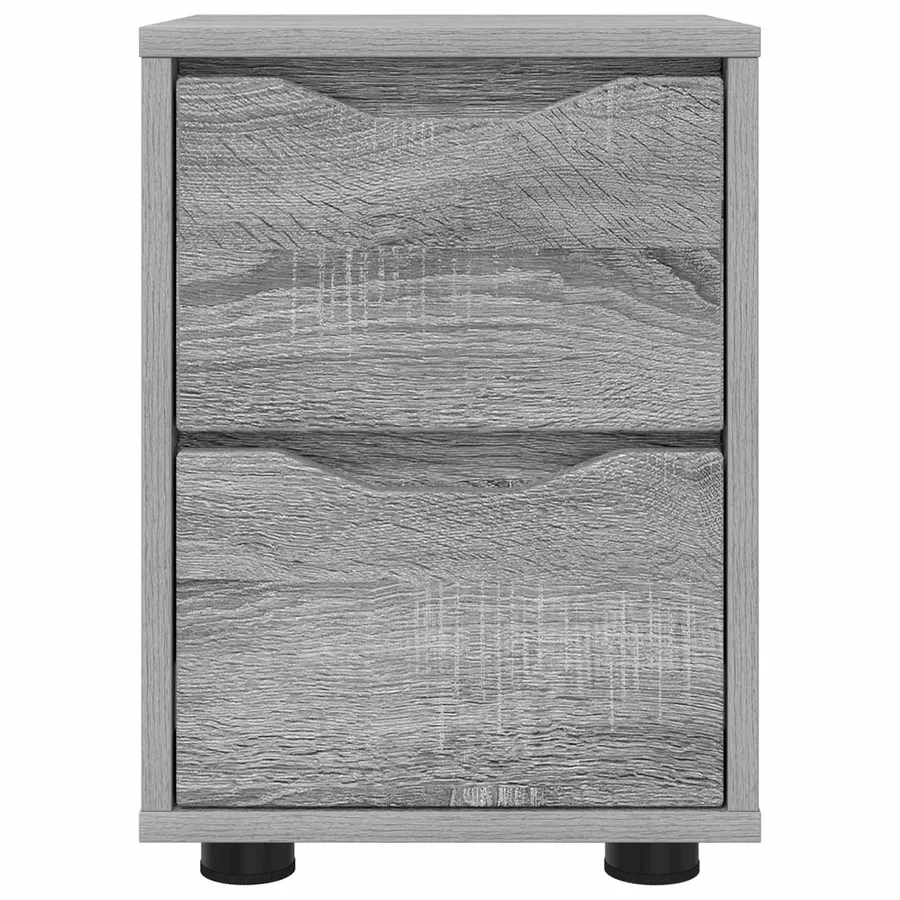 Table de chevet Gris Sonoma 30,5 x 30 x 43 cm Bois d'ingénierie - 6