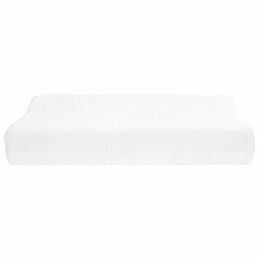 Coussin de sommeil Uni Blanc 57 x 37 x 11,5 cm - 4