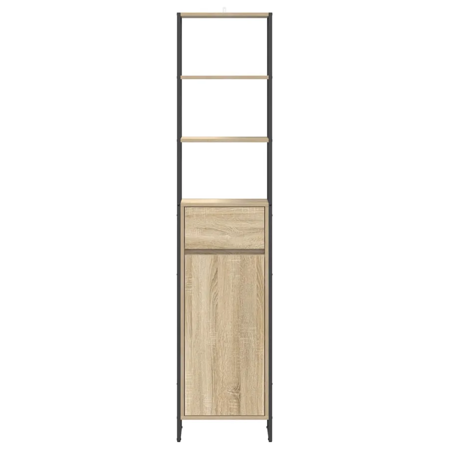Cabinet de salle de bain avec tiroir Sonoma 40 x 30 x 180 cm - 5