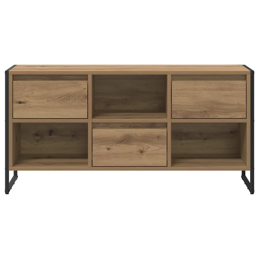 Meuble TV 100 x 36 x 49,5 cm Chêne artisan Bois d'ingénierie - 6
