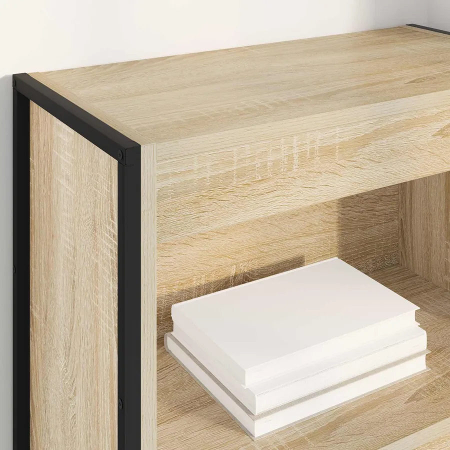 Bibliothèque Sonoma 60 x 30 x 155 cm Bois d'ingénierie - 4