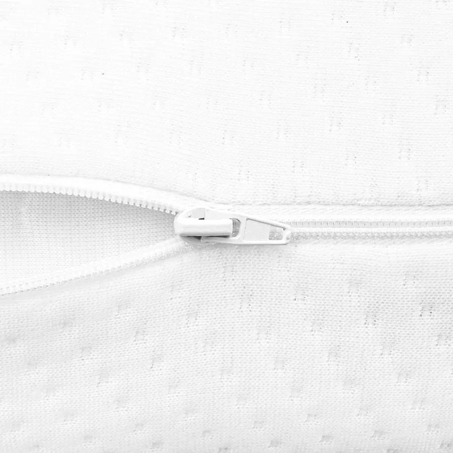Coussin de sommeil Uni Blanc 70 x 36 x 8,5 cm - 6