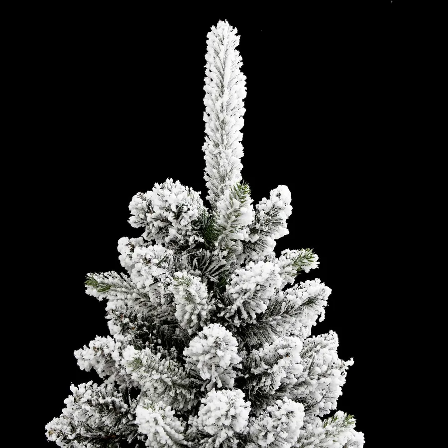 Sapin de Noël artificiel Blanc 150 cm PVC, métal et plastique - 10