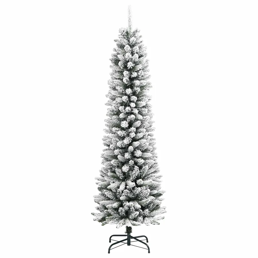 Sapin de Noël artificiel Blanc 150 cm PVC, métal et plastique - 5