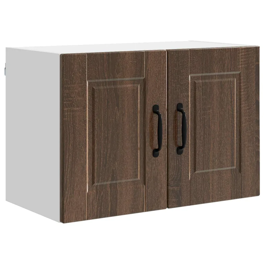 Meuble mural PORTO Chêne brun 60 x 31 x 40 cm Bois d'ingénierie - 2