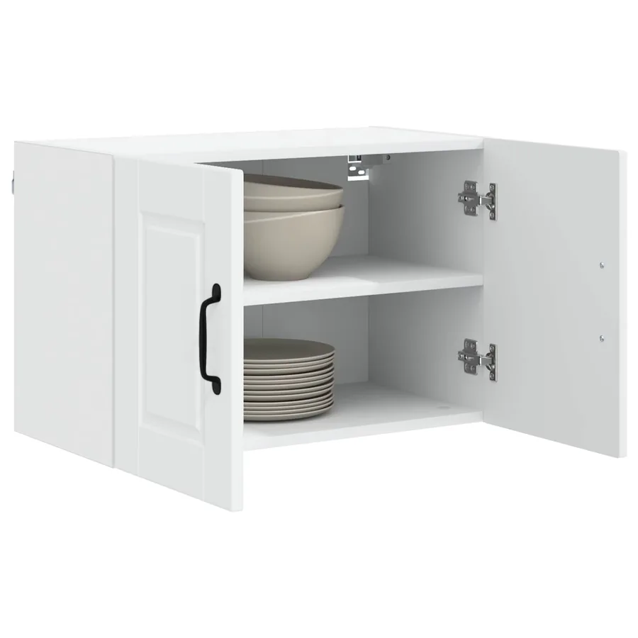 Meuble mural PORTO 2 pcs Blanc 60 x 31 x 40 cm - 3