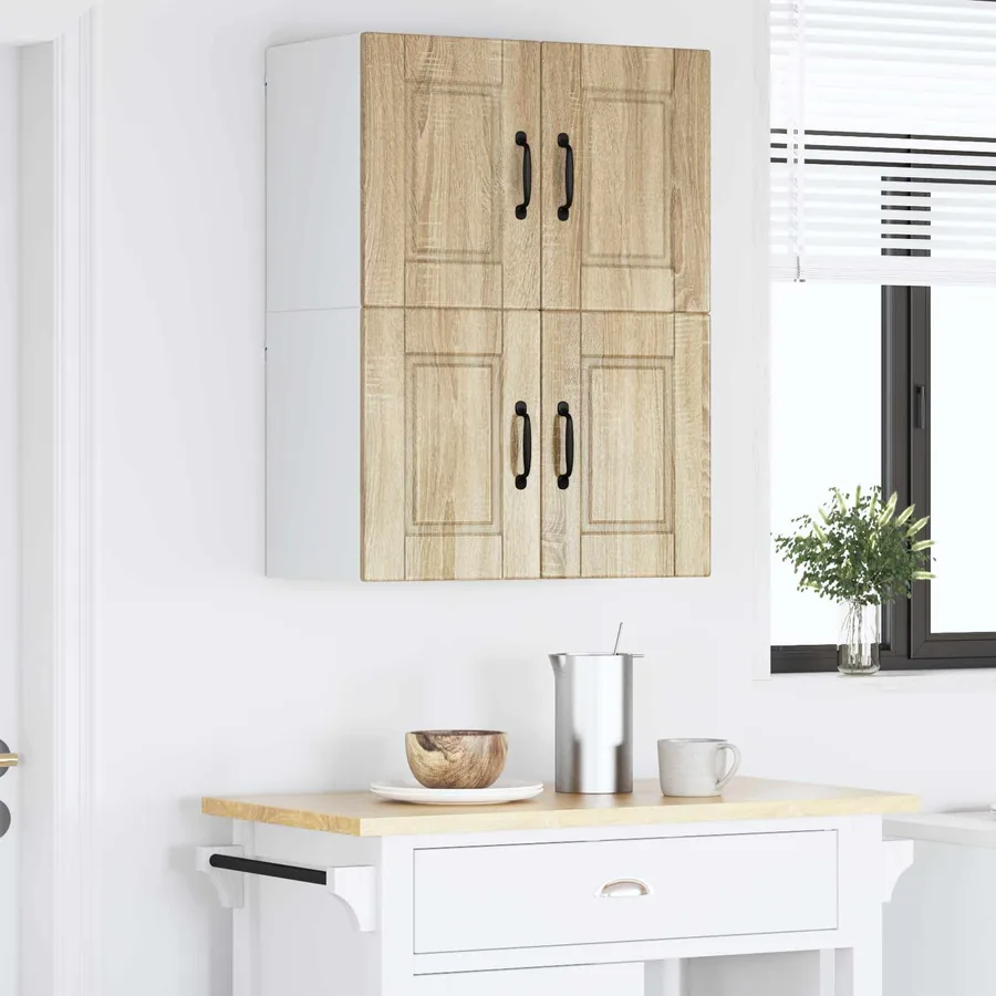 Meuble mural PORTO 2 pcs Chêne Sonoma 60 x 31 x 40 cm - 4