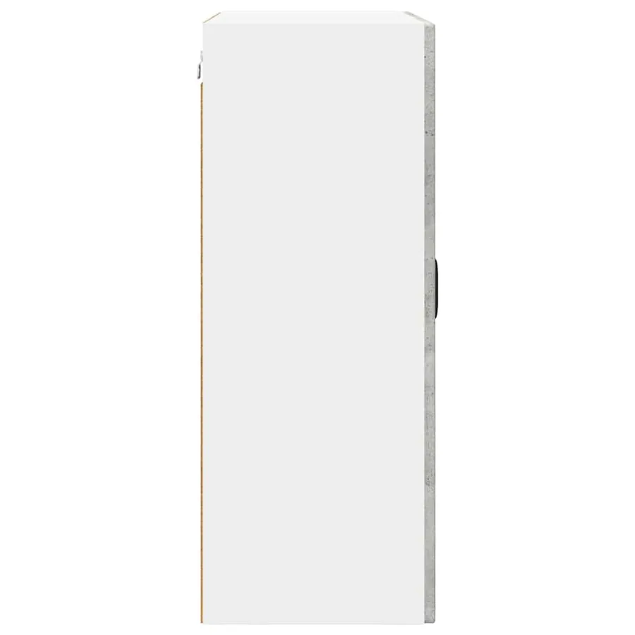 Cabinet en verre mural PORTO Gris béton 60 x 31 x 80 cm - 7