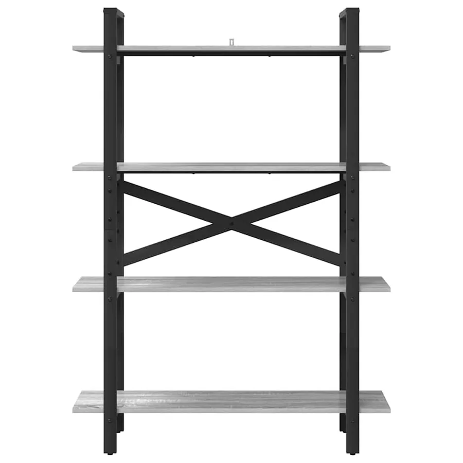 Étagère Gris Sonoma 100 x 33,5 x 140 cm Bois d'ingénierie - 5