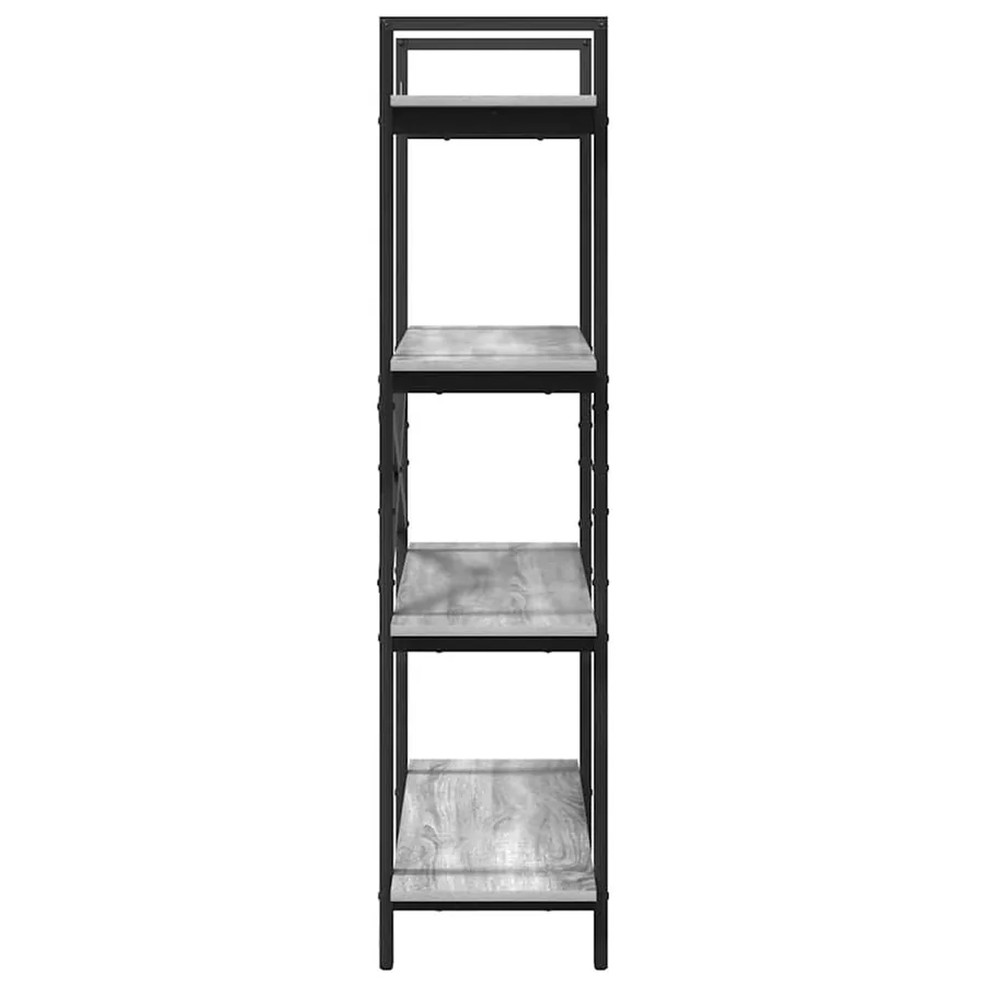 Étagère Gris Sonoma 100 x 33,5 x 140 cm Bois d'ingénierie - 6