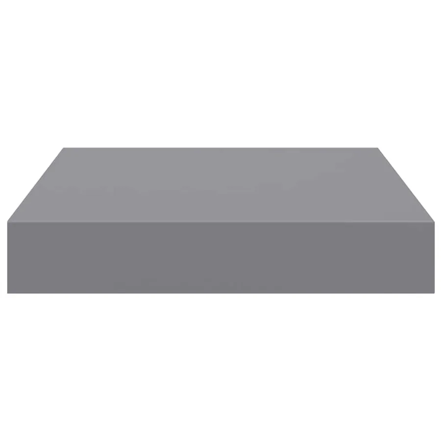 Étagères murales flottantes 2 pcs gris 23x23,5x3,8 cm MDF - 7