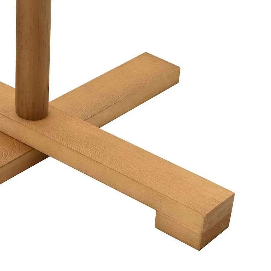Arbre de Noël en bois Marron 125 cm Bois de pin massif - 9