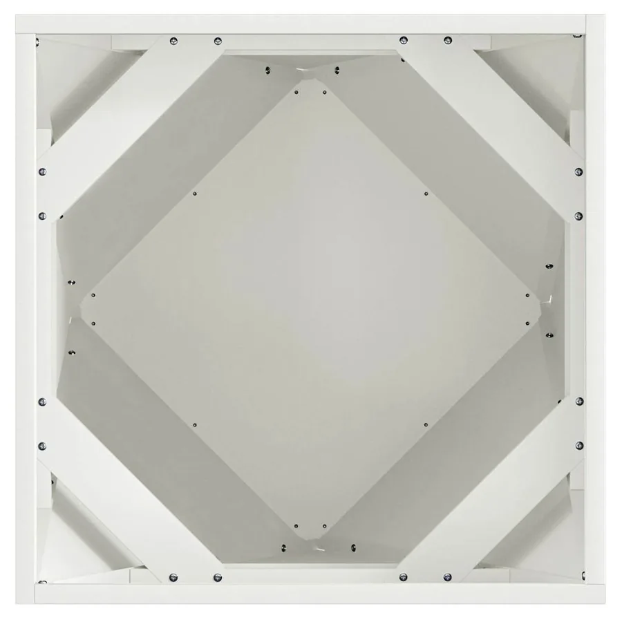 Jardinière Blanc 50 x 50 x 50 cm Acier - 6